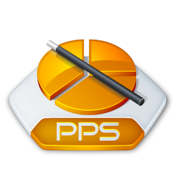 MS PowerPoint PPS Icon 256x256 png
